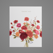 Flower Bouquet Greeting Cards - Thank You & Congratulation